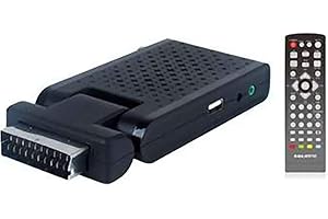 Majestic DEC 663N - Mini DECODIFICADOR Digital TERRESTRE DVB-T/T2 HD, SCART/HDMI, Entrada USB 2.0 DE Alta Velocidad para Reproducir Archivos Multimedia