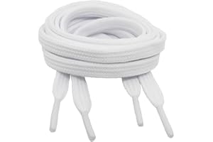 FADII 2 Pair Shoe Laces Flat Shoelaces for Trainers 120cm/8mm Replacements Athletic Shoestrings Boot Laces for Men Women Adults Kids Walking Running Sneakers Casual Sports