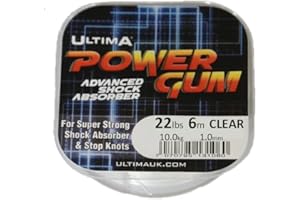 Ultima Power Gum - Clear - 6m - 1.00mm - 22lb/10kg