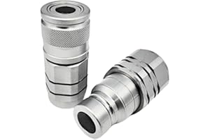 FLOWFIT Hydraulic Flat Face Quick Release Male And Female Couplings Set (1/2" BSP / DN06 / ISO 10)