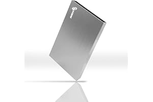 SUHSAI F32 Disque dur externe portable 200 Go USB 2.0, format de poche de 2,5 pouces, disque dur d'extension de mémoire, disque dur mince compatible avec Mac, PC, ordinateur portable, ordinateur de bureau