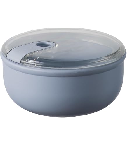 Contenitore per alimenti rotondo, gamma "Air Type", 400 ml, in vetro
