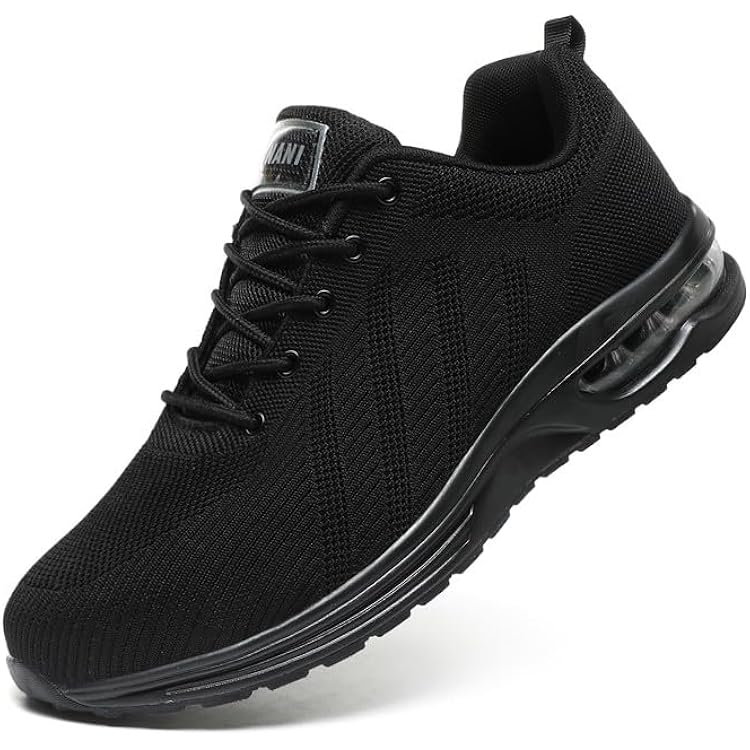 Chaussures De Sécurité,Baskets De Sécurité Hommes Chaussures De Securite Femmes Baskets A Embout En Acier Noir Eu 39 93491141