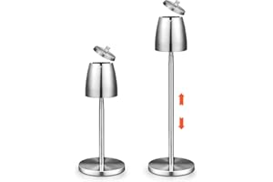 WIYETY Einstellbarer Standaschenbecher Edelstahl Standaschenbecher: Draußen Standaschenbecher Höhe Ausziehbar 34-68 cm Groß, Einstellbarer Standaschenbecher mit Deckel & Rutschfestem Boden, Silber