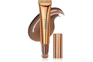 ‎BEAUTY SEARCHER Beauty Searcher Flüssige Kontur Wand, Gesichts Highlighter und Bronze Stick mit Kissen Applicator befestigt, Schimmer lange anhaltende seidige Creme Gesicht Make-up (01# Graubraun)