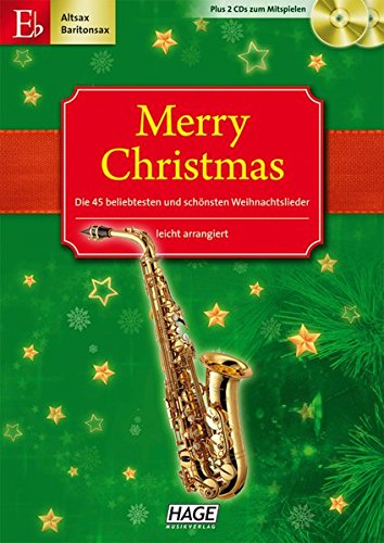 Download Merry Christmas, Für Altsax / Baritonsax,  m. 2 Audio-CDs