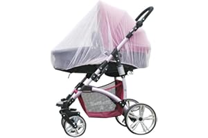 DEBAIJIA Cochecitos de bebé Mosquitero Infantil Universal Asiento de Carro Cubierta de protección Insecto Proteger Red Fly Bug Paseante Red Suave Cómodo Respirable para la Silla de Paseo Cochecito