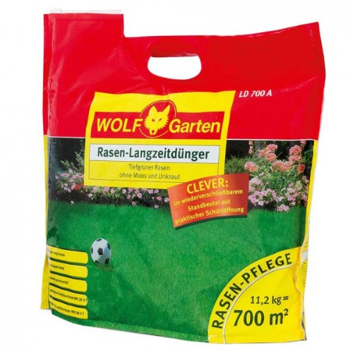 Wolf Garten LD700A Rasen Langzeitdünger 11,2 kg Tragebeutel