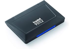 Tampón de Tinta Trodat 9052 para Sellos Entintado Manual, 110 x 70 mm, Azul