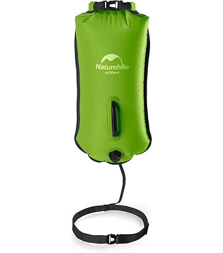 WholeFire 20L Bouée De Natation Et Sac Sec Très Visible, Imperméable Gonflable Flotteur De Natation Pour Eau Libre, Sécurité Pour La Natation