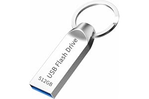 USB Stick 512GB, Poxfun Speicherstick 3.0 Hohe Geschwindigkeit USB-Flash-Laufwer Silber Flash Drive Datenspeicher for Laptops/PC/Computer/Desktops