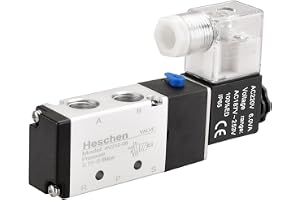 Heschen Elektrisk pneumatisk magnetventil 4V210-08 220VAC 6.0VA PT1/4 5-vägs 2 position CE