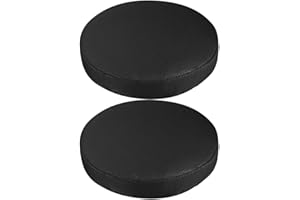 FOMIYES - Coprisgabello da Bar, Impermeabile, in Pelle PU, Rotondo, Elasticizzato, per Sgabello, Lavabile, per Bar, casa, Ufficio, 30 cm