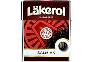 Cloetta Lakerol Salmiak pastillas 24 cajas of 25g