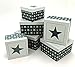 Produktbild Fashion&Joy Geschenkboxen Set 6-teilig Sterne grau weiß HxB 12x21 cm Aufbewahrungsboxen Geschenkkarton Stern Typ492