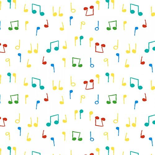 MUSIC FABRIC - Music Notes - WIN119 - By 0.5 Metre - By Windham - 100% Cotton