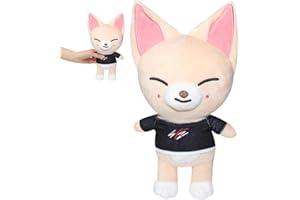 LGWJHCY Stray Kids Cute Fuchs Plush Doll, Fuchs Soft Plushie, Stuffed Kuscheltier Pillow Cushion, Stray Plush Toy, Cartoon Soft Toy für Kinder Jungen und Mädchen Fans.