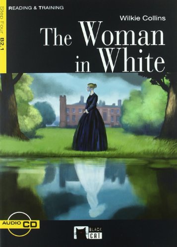 The woman in white material auxiliar educacion secundaria (black cat reading and training)
