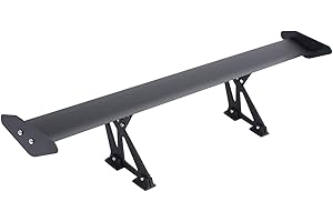 Honhill Aileron arrière universel pour voiture - Angle réglable - 135 cm