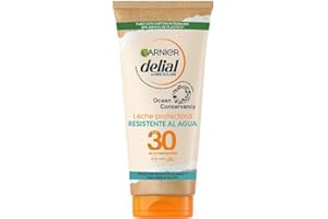 GARNIER DELIAL Leche Solar Alta Protección FPS30 Ecodiseñada, Respetuosa Con La Vida Marina, Fórmula 94% Biodegradable 200 ml