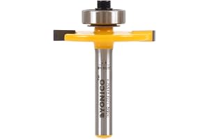 Yonico 14183q #10 Biscuit Joint Slot Cutter Router Bit 1/4-Inch Shank