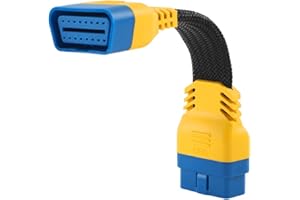 ‎PLAYOCCAR PLAYOCCAR OBD-II Verlängerung, 16 Pin Stecker auf Buchse OBD2 Kabel-Verdickungs-Nylonmaterial 30 cm