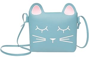 whatUneed Mignon petit sac à main de sac à bandoulière pour petites filles, mini sacs de princesse, sac à bandoulière pour chat
