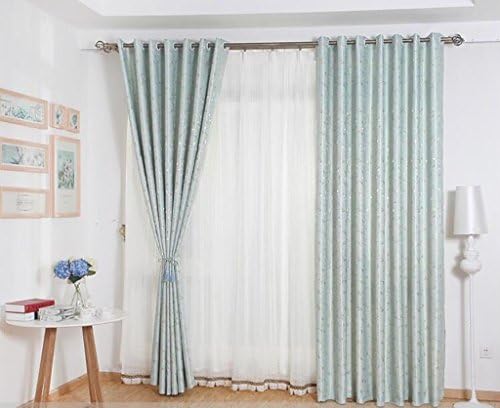 Curtains Blackout Curtains Insulated Noise Reduction Anti-UV Curtains Thickened Polyester Curtains Bedroom Living Room Balcony Perforated Curtains (one pair) ( Size : 250CM*320CM )