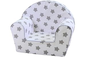 KNORR TOYS Knorrtoys 68344 - Kindersessel - Stars Grey