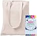 Produktbild Einkaufstaschen aus natürlicher Baumwolle, inklusive Textilstiften, 10 Stück