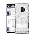 Produktbild HULI Design Case Hülle für Samsung Galaxy S9 Smartphone im Orientalischen Muster weiß - Schutzhülleaus Silikon mit orientalischem Mandala Muster Henna Ornament Traumfänger - Handyhülle mit Druck
