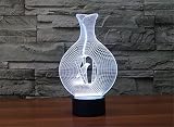 SmartEra® USB Powered 7 Farben Erstaunlich gefangener Vogel optische Täuschung 3D Glühen LED Lampe Art Skulptur produziert einzigartige Lichteffekte - 7