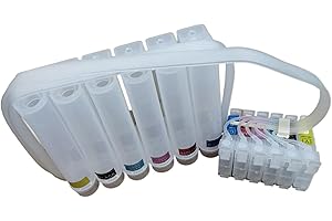 Dickly Continuous Ink Supply Kits without Ink Durable Professional Ink Supply System Empty Refill Kits Ciss DIY Printer Accessories