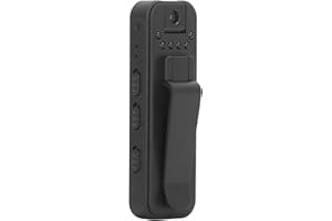 PYHODI Mini Caméra Vidéo Corporelle, Caméra Corporelle de Police 1080p, Caméra de sécurité Portable avec Enregistreur Vidéo Portable avec Vision Nocturne, Smartphone à Connexion