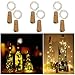 Produktbild LED Flaschenlicht Lichterketten(6 St¨¹ck), Centtechi 2M Kupferdraht 20 LED Weinflaschen Lichter Kork Flasche Fairy Silber Kupfer Draht Licht Sternenlicht Flaschenlichter Akku Powered Korken f¨¹r Party, Garten, Schlafzimmer, Weihnachten, Hochzeit, Beleuchtung Deko (warmwei)