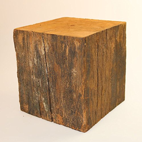 SAREMO Teakholz Block mit Bohrung für Rostmuscheln - 3