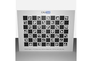 CALITAR Calibration Target | Board | Kamerakalibrierung | Checker Radon Circle Charuco | Referenztafel | Machine Vision (200 x 150 mm, Charuco - Medium Resolution)