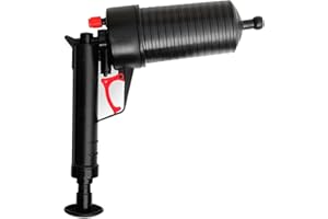 YUMILI Rohrreinigungspumpe, Toilettenluftpumpe Drain Blaster Hochdruck Leistungsstarker Plunger Pipe Clog Bagger Entferner, Schnellen und effektiven Rohrreinigung in Bad, Küche und WC