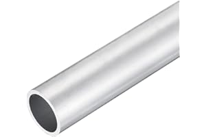 DMiotech (35mm OD X 32mm ID) Tubo Redondo de Aluminio 6063 de 300 mm de Longitud para Industria Tubería de Metal para Construcción de Marcos de Maquinaria Proyectos de DIY