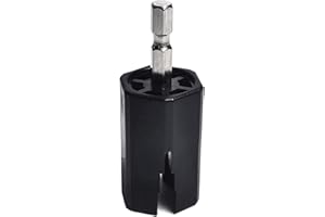 BYUTFA Testa avvolgitore per Corde per Chitarra Strumento di Manutenzione per Riparazione Esagonale per Trapano Elettrico per accordatura per Basso Elettrico