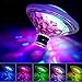 Produktbild Waroomss Schwimmbad Lichter, Schwimmende LED Teich Lichter Baby Badewanne Spielzeug Schwimmende Lichter 7 Modi Batteriebetrieben für Whirlpool, Brunnen, Pool Party Dekorationen