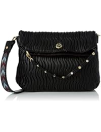 Nica - Yumi, Bolsos totes Mujer, Black (Black Quilt), 10x23x30.5 cm (W x H L)