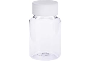 Milisten 10 X 80 Ml Nachfüllbare Kunststoff Flaschen Mit Schraubdeckel Transparente Pillenbehälter Für Vitamine Medikamente Und Flüssigkeiten Ideal Für Reise Und Haushaltsgebrauch