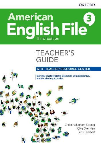 American English File 3e Teachers Book 3 Pack