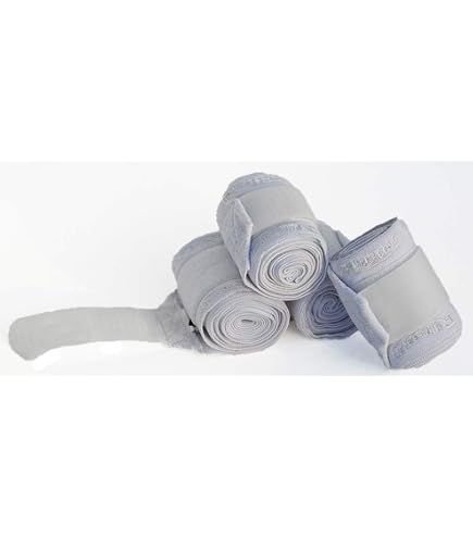 4 Bandes Polaire Pour Chevaux - Guêtres De Soutien Et Protection Tendons 200x12 Cm - Pour Entraînement, Repos