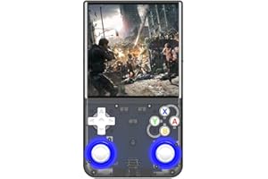 Aidodmom R36 Ultra 2025 – Schermo HD 4", 20.000 Giochis Classici, Joystick 3D LED 7 Colori, Console Retrò Portatile Emulatore Compatibiles PS1/PSP/GBA, WiFi e HDMI