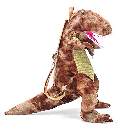 Preisvergleich Produktbild JANSCOO Kinderrucksack, Cartoon Niedlich Dinosaurier-Spielzeug Kleinkindkindergarten Schultasche Daypack Jungen Mädchen Reisen Einkaufen Rucksack Rucksack + Plüschtiere 2 in 1,04