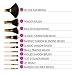 BH Cosmetics Dot Collection 11 Piece Brush Set in Pink