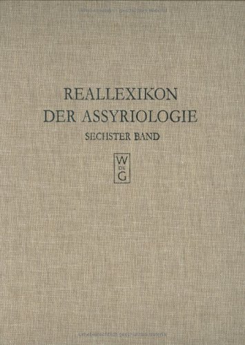 Reallexikon der Assyriologie und Vorderasiatischen Archäologie: Klagegesang - Libanon