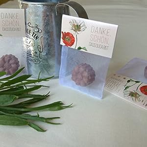 Personalisierte Gastgeschenke Hochzeit Taufe Vintage Samenbomben Seedbombs